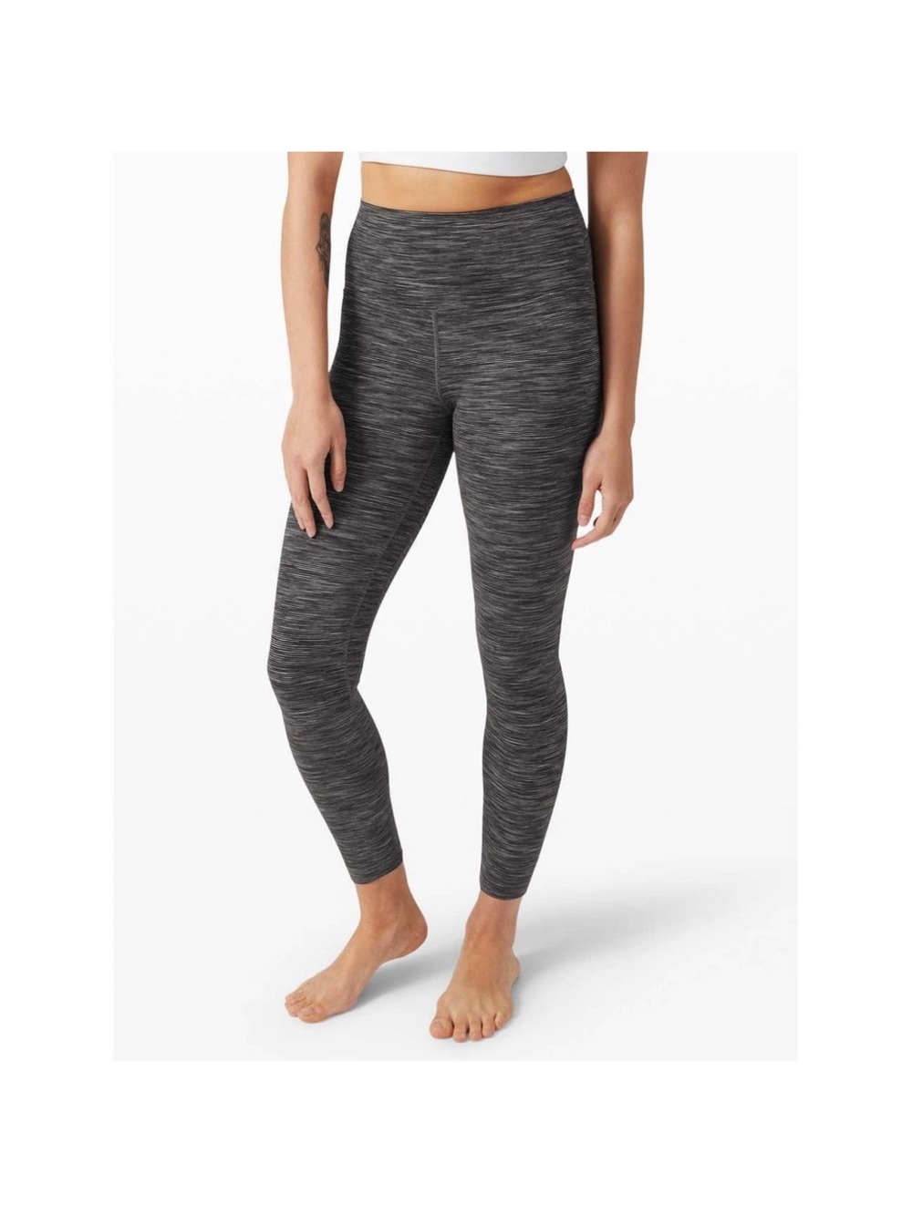 lululemon Align Pant II 25” — Wee Are From Space Dark Carbon Ice Grey